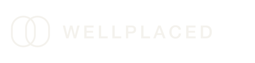 wellplaced logo offwhite transparent